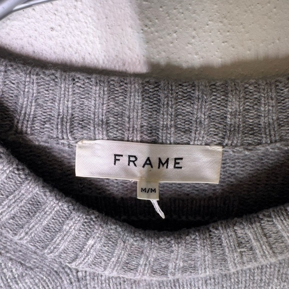 Used Frame Gray Sweater mens size medium - Picture 4 of 4